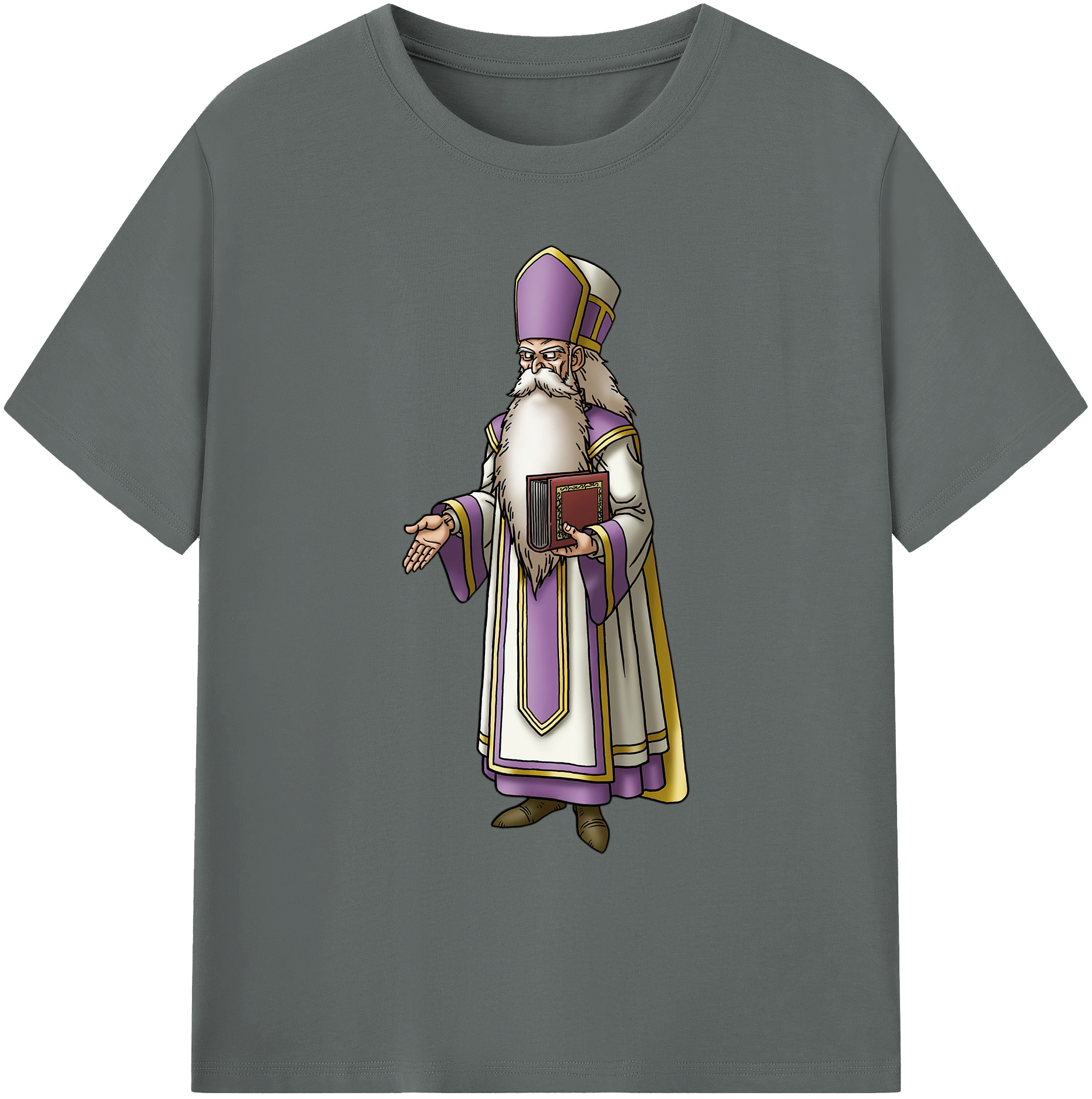 （画像用） ドラゴンクエスト Doragon Kuesuto Dragon Quest 綿100％ メンズ半袖Tシャツ｜肌触りやわらか＆通気性